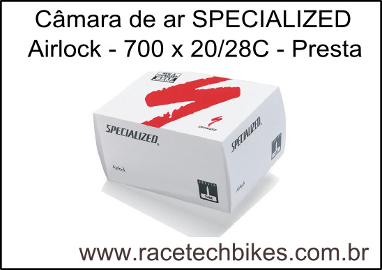 Cmara de Ar SPECIALIZED Airlock (Road 700x20/28C)- Vlvula 48mm
