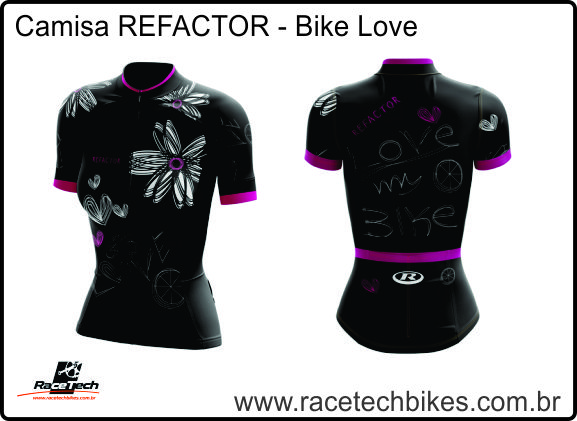 Camisa FEMININA REFACTOR Bike Love