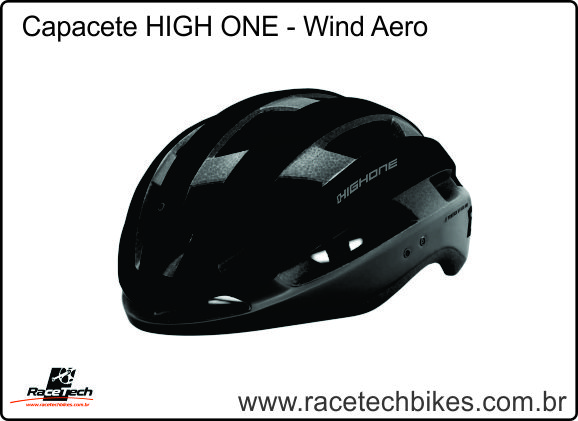 Capacete HIGH ONE - Wind Aero (Preto)