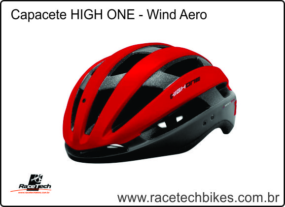 Capacete HIGH ONE - Wind Aero (Vermelho)