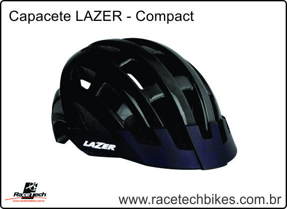 Capacete LAZER - Compact (Preto)