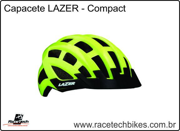 Capacete LAZER - Compact (Amarelo)