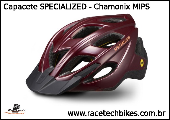 Capacete SPECIALIZED - Chamonix Mips (Maroon)