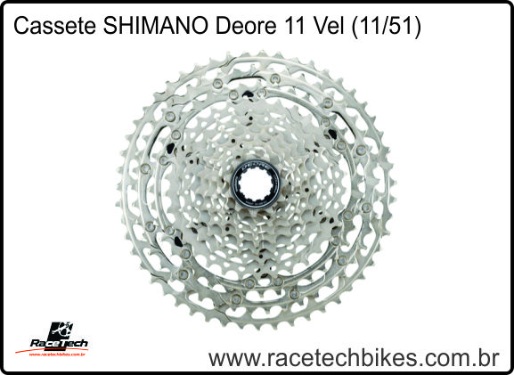 Cassete SHIMANO DEORE M5100 (11/51) - MTB 11 Vel.
