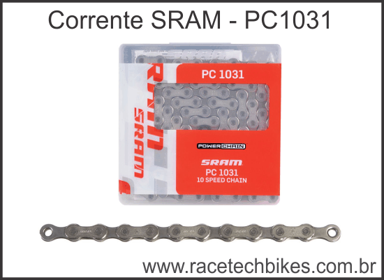 Corrente SRAM PC 1031 - 10 Vel. (MTB/ROAD)