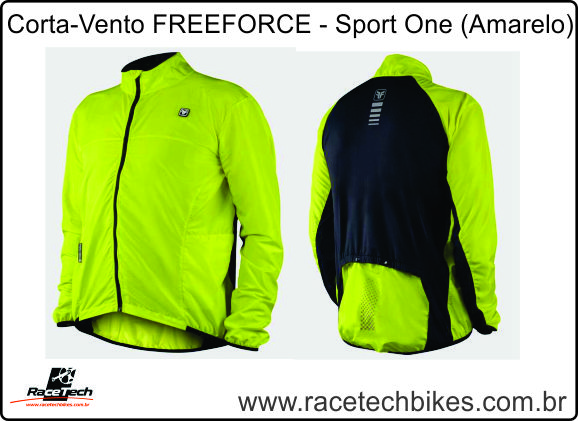 Corta-Vento FREE FORCE Sport One (Amarelo)