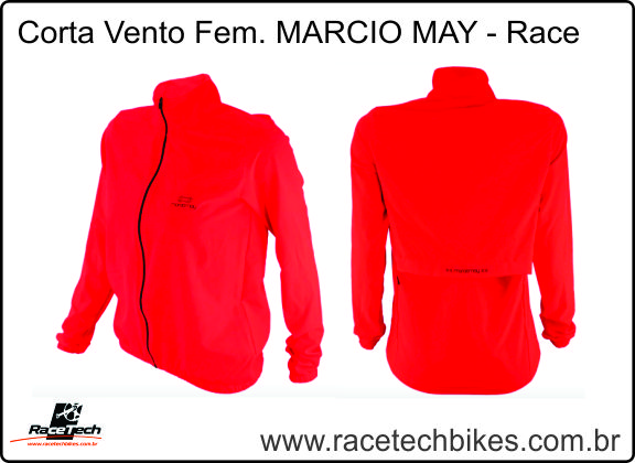 Corta-Vento MARCIO MAY Feminino - Race (Chiclete)