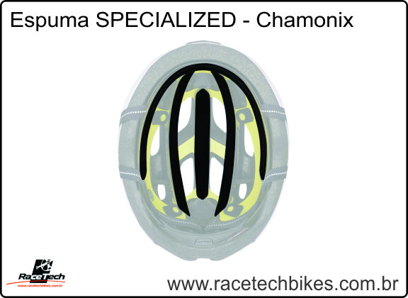 Almofadas p/ Capacete SPECIALIZED Chamonix