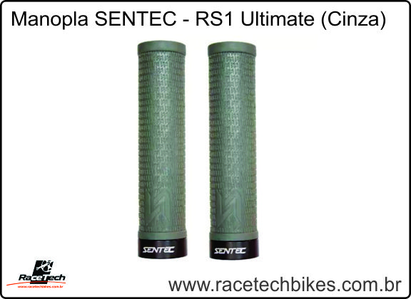 Manopla SENTEC - RS1 ULTIMATE Cinza (MTB)