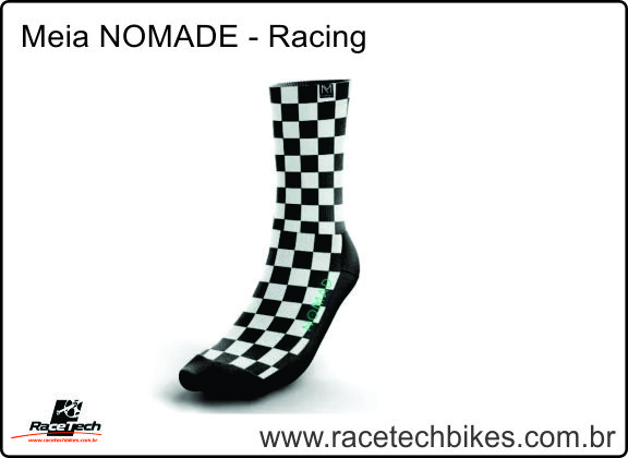 Meia NOMADE - Racing (Xadrez)