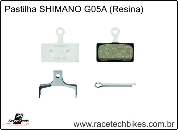 Pastilha Freio  disco - SHIMANO G05A (Resina)