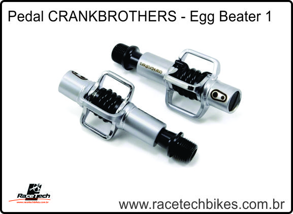 Pedal CRANK BROTHERS - Egg Beater 1 Preto (MTB)