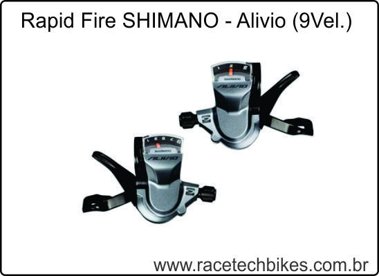 Rapid Fire SHIMANO - Alivio (3 x 9Vel.)
