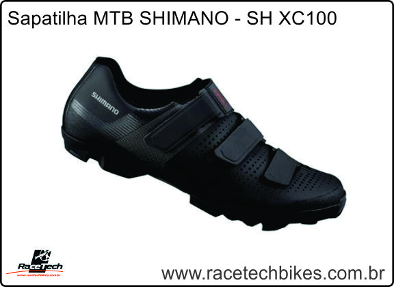 Sapatilha SHIMANO XC-100 MTB - Preta