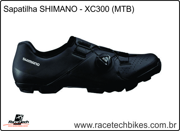 Sapatilha SHIMANO XC-300 MTB - Preta
